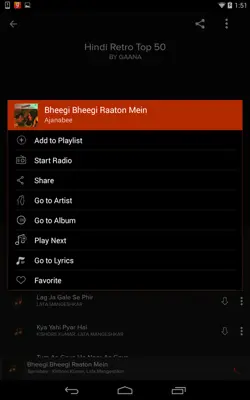 Gaana Hindi Songs Online android App screenshot 0