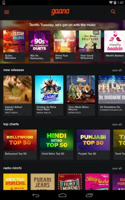 Gaana Hindi Songs Online android App screenshot 6